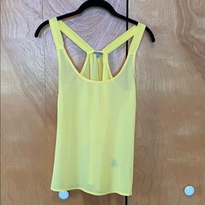 Sheer Yellow Tank